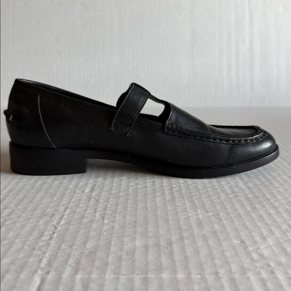 Everlane Black Leather Mary Jane Loafers - Picture 4 of 11